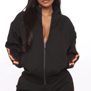 Fashion Nova Street Jacket and Jogger Set